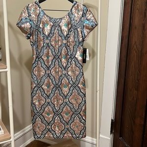 Fun party dress! Sequined, Size 8. NWT